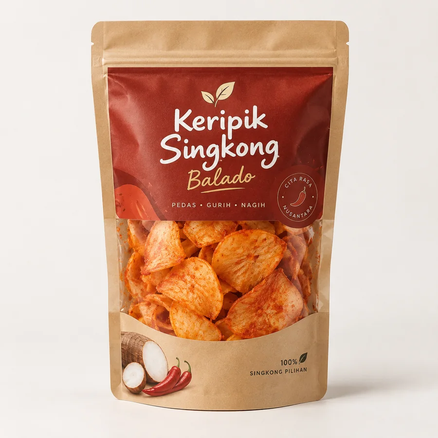Keripik Singkong Balado 250g